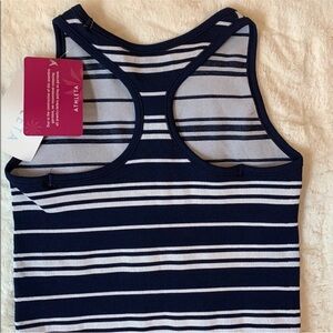 ATHLETA Renew Tank Navy Stripe M